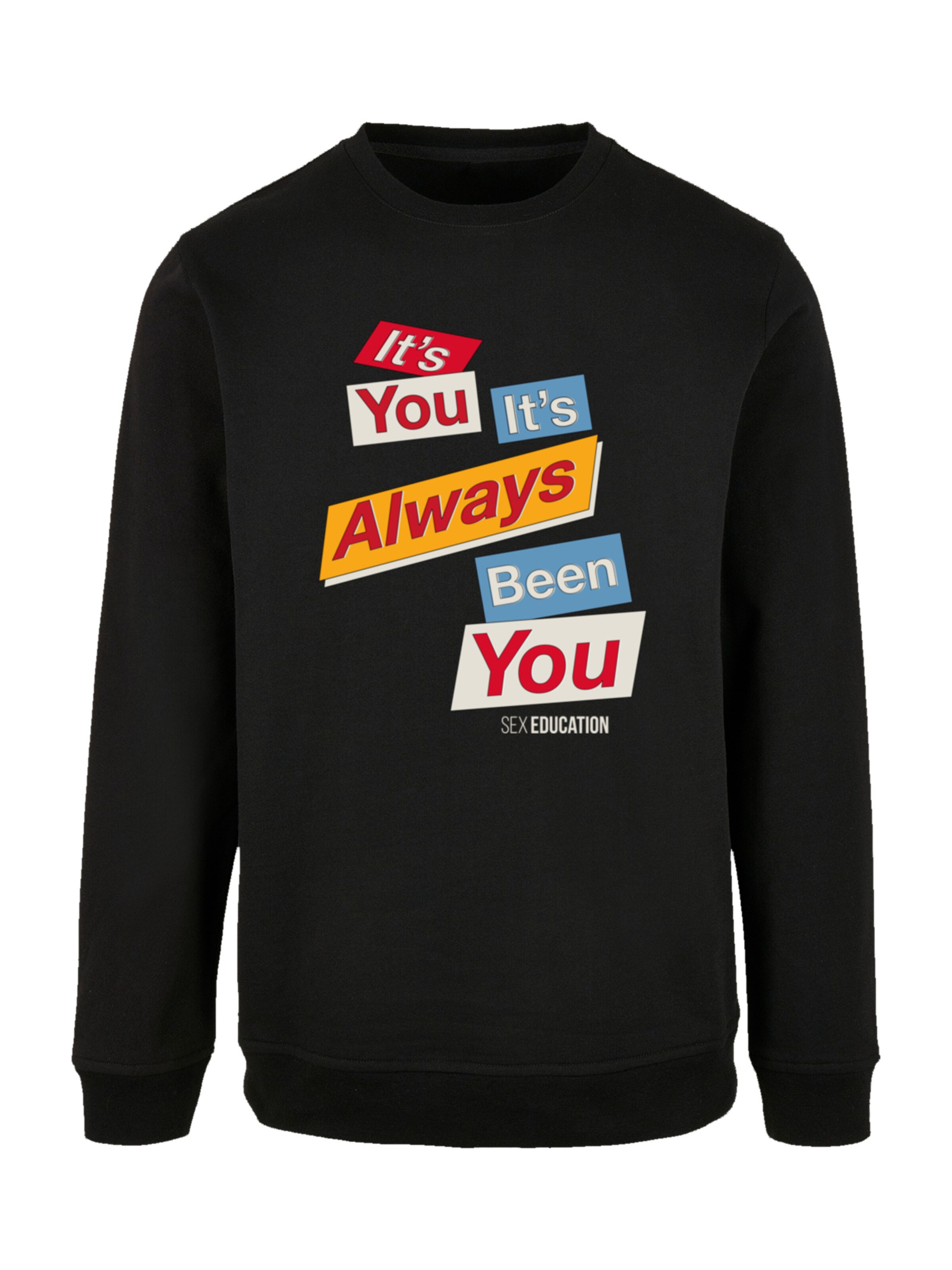 Sweat-shirt 'Sex Education It Always Been You Netflix TV Series' F4NT4STIC en noir : devant