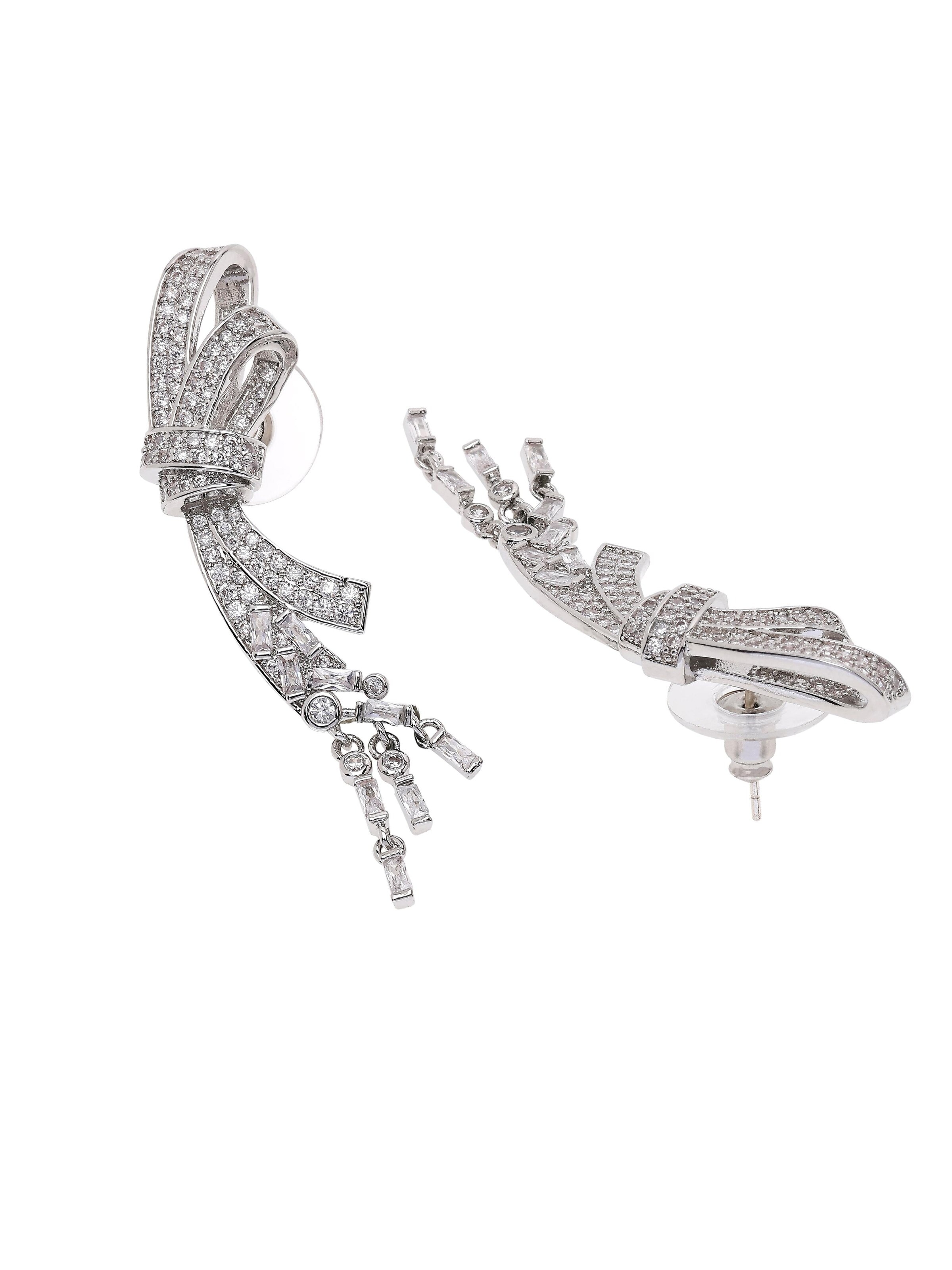 AVANT-GARDE PARIS Earrings 'Biancaette' in Silver