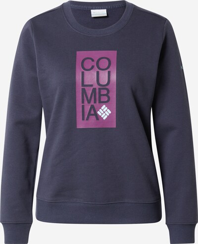 COLUMBIA Sportsweatshirt in nachtblau / eosin / weiß, Produktansicht