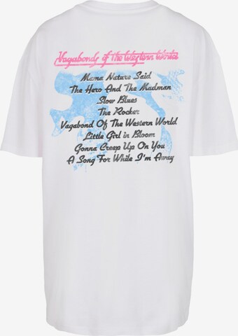 Merchcode Oversized shirt 'Thin Lizzy - Album Tracklisting' in Wit