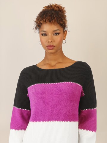 APART Strickkleid in Mischfarben