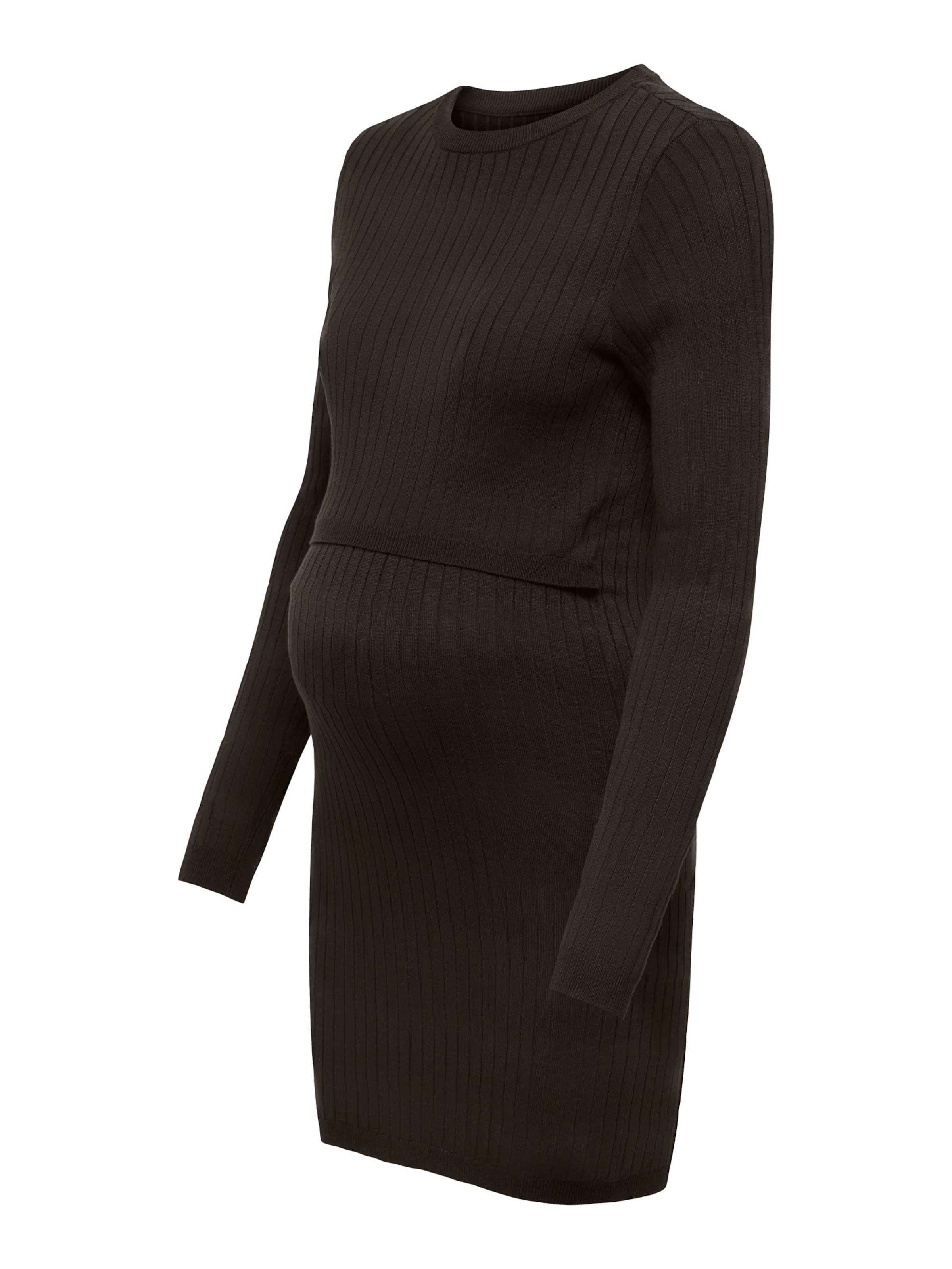 Only Maternity Knit dress 'OLMFemi' in Brown