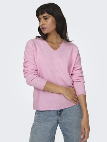 ONLY Pullover 'ONLCamilla' in Pink