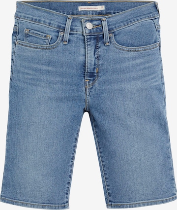 mėlyna LEVI'S ® Siauras Džinsai 'Shaping Bermuda': priekis