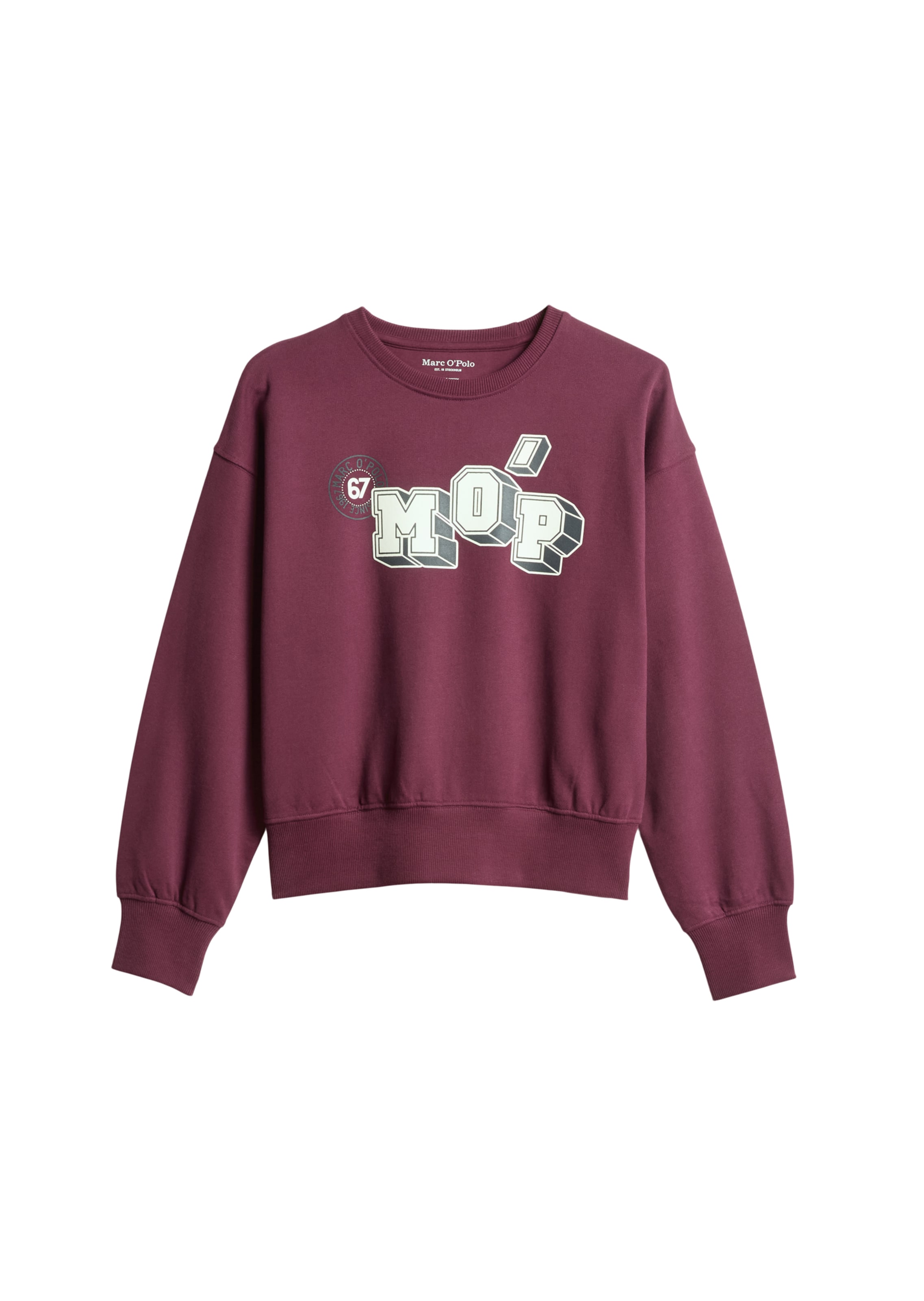 Marc O'Polo Sweatshirt in Red: front