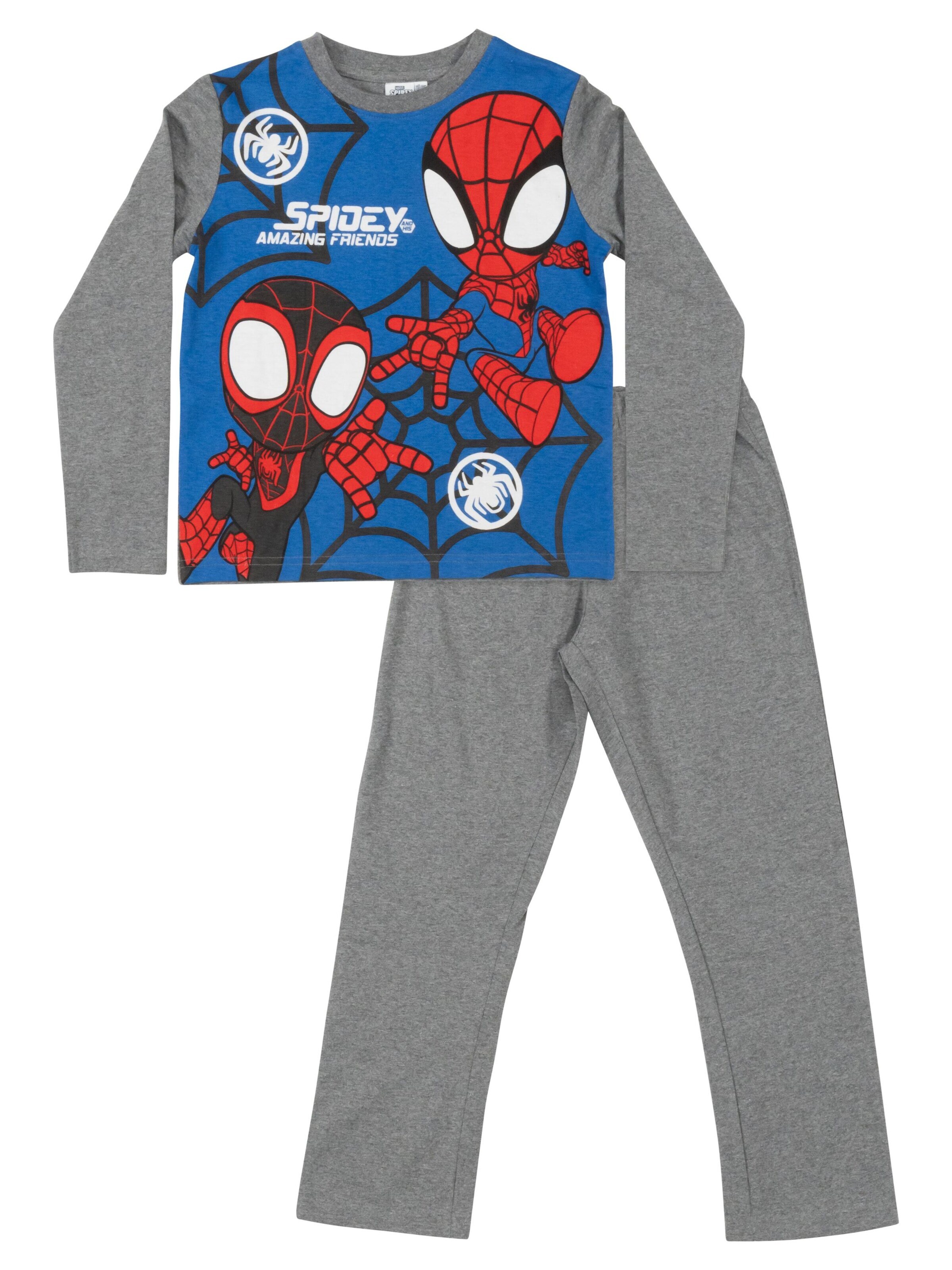 SPIDERMAN Pajamas 'Marvel Spidey und seine Super-Freunde' in Grey