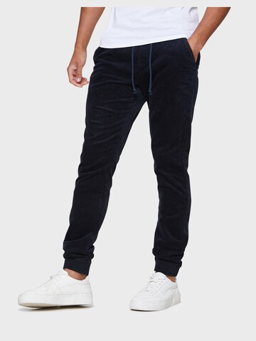 Threadbare Tapered Trousers 'Roy' in Blue: front