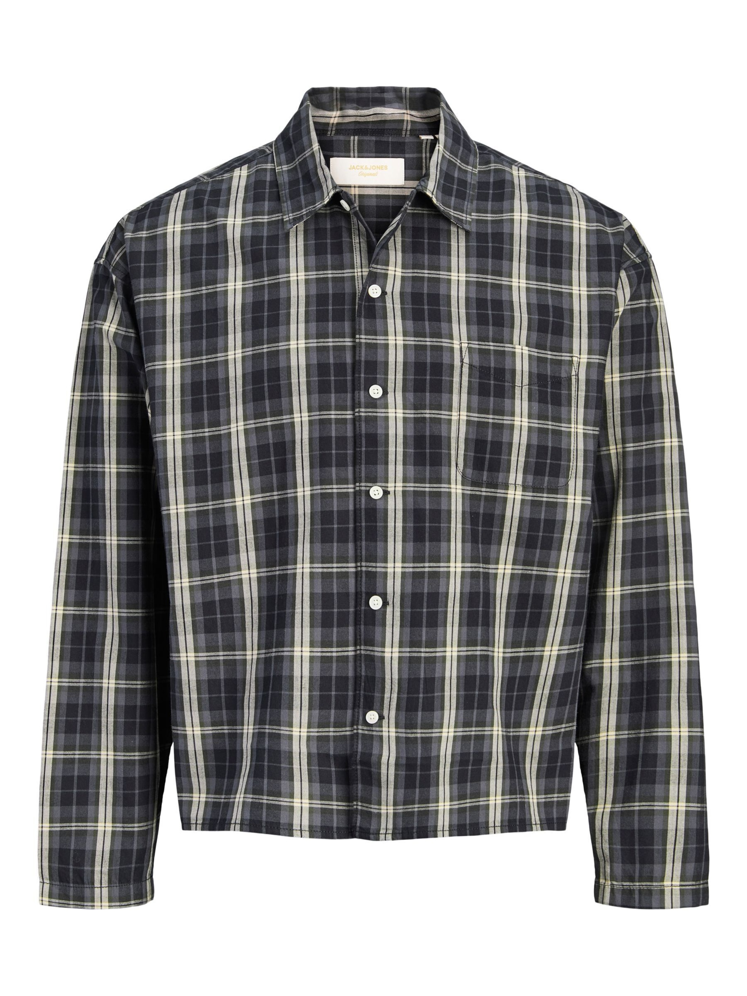 Chemise JACK & JONES en noir : devant