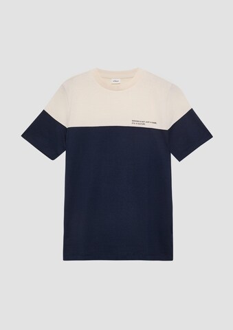 T-Shirt s.Oliver en bleu