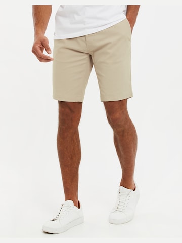 Threadbare Slim fit Chino trousers 'Northsea' in Beige: front