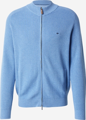 FYNCH-HATTON Neuletakki värissä sininen: etupuoli