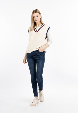 DreiMaster Maritim Sweater in White