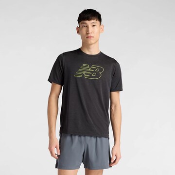 new balance Performance shirt 'Essential' in Black: front