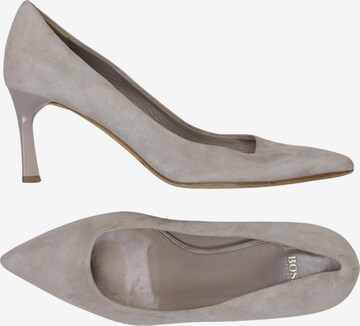 BOSS Black Pumps 38 in Grau: Vorderseite