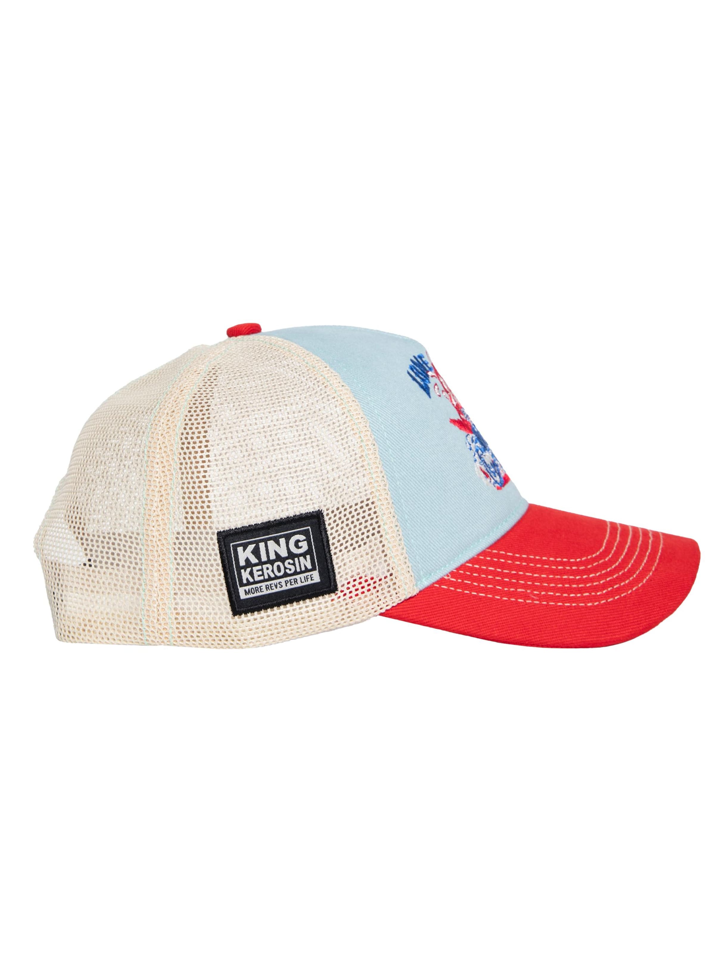 King Kerosin Cap 'Lone Wolf'‌‌‌‌‌ in Blau