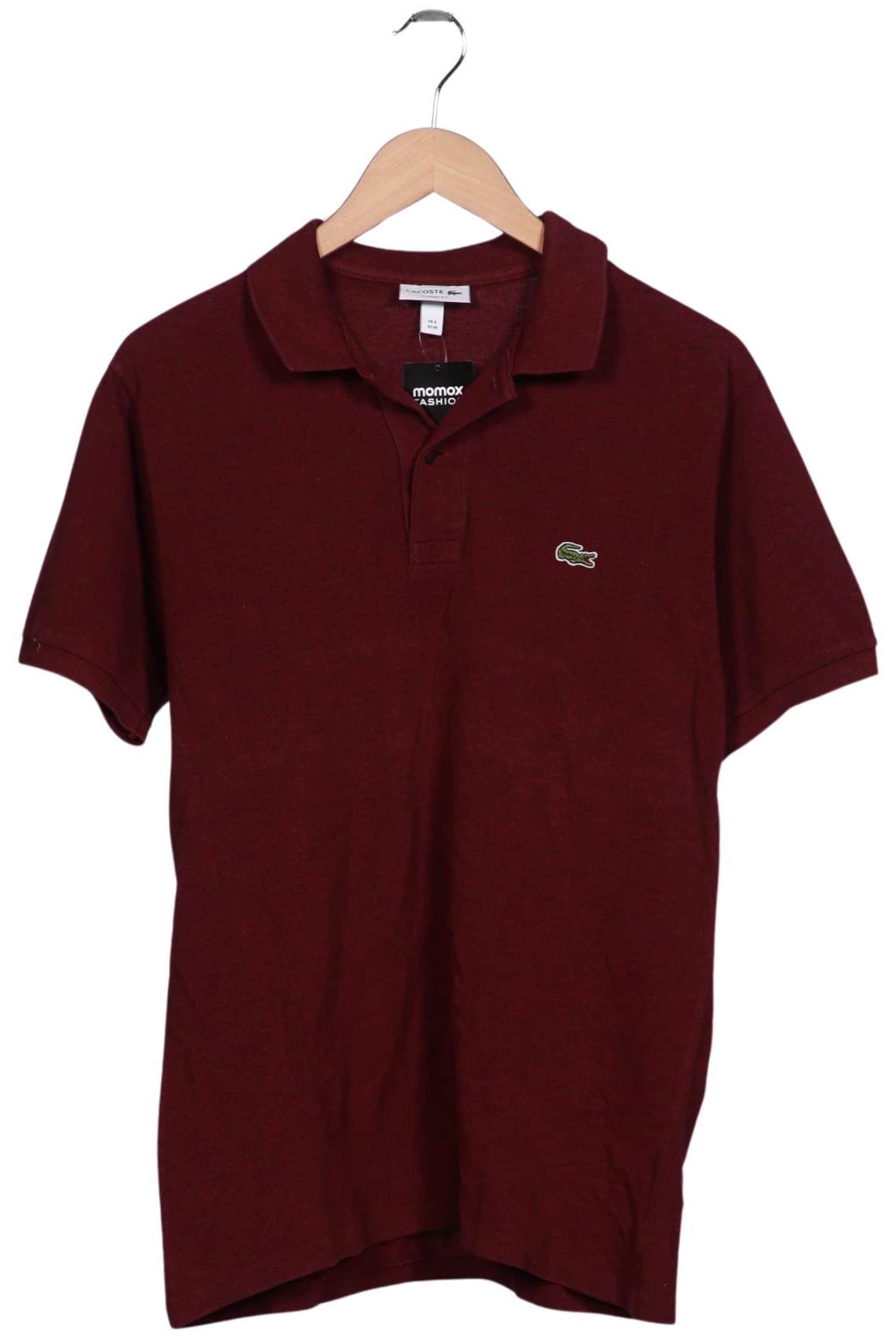 LACOSTE Poloshirt in M-L in bordeaux, Produktansicht