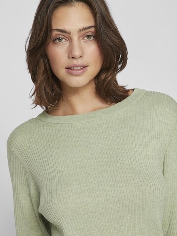 VILA Sweater 'ABELLA' in Green