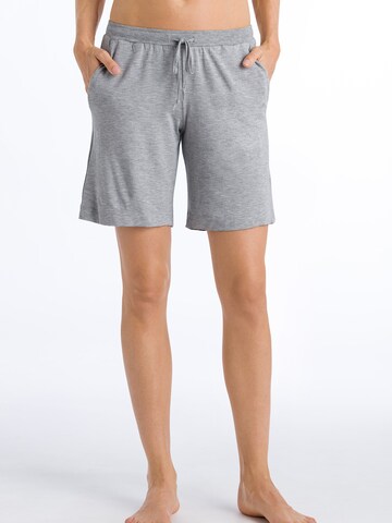 Hanro Pyjamabroek ' Natural Elegance ' in Grijs: voorkant