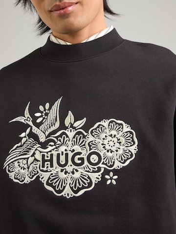 HUGOSweater majica 'Darony' - crna boja