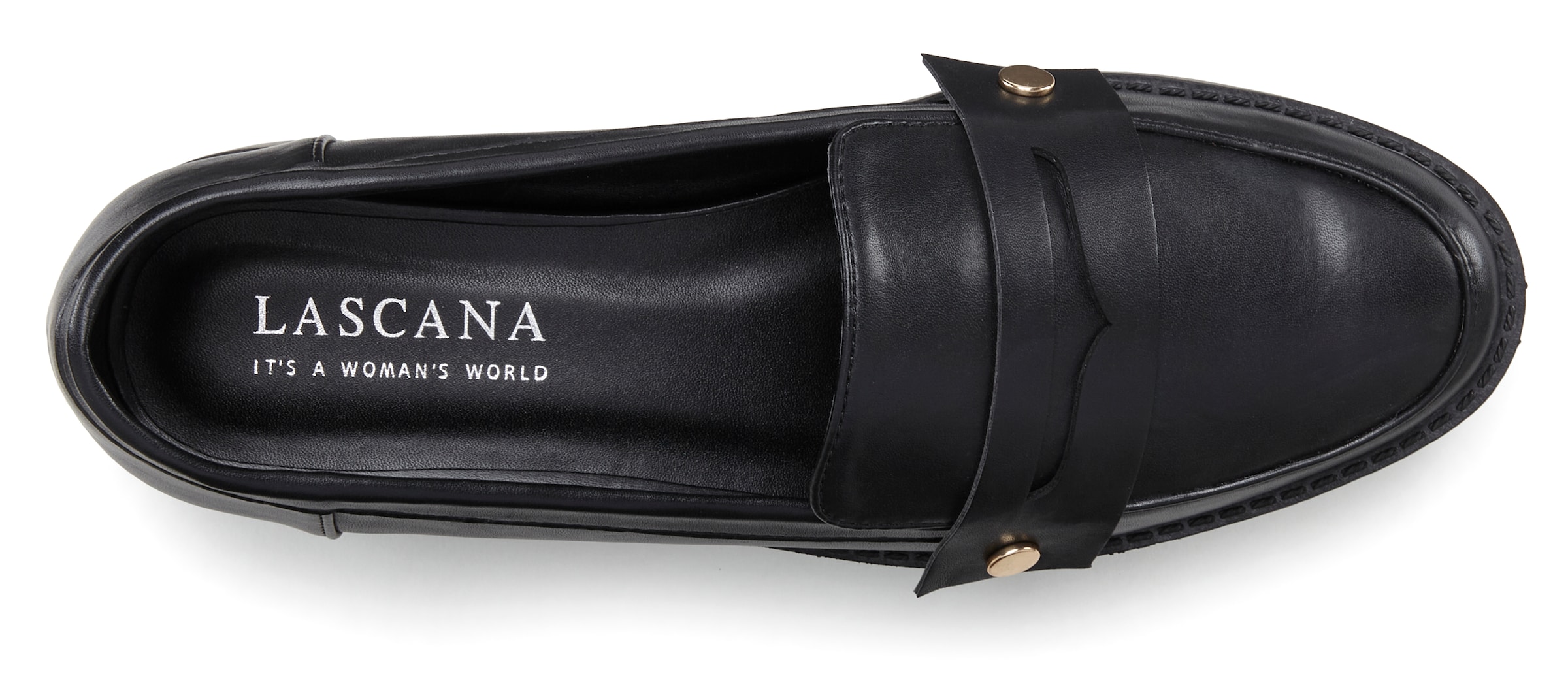 LASCANA Papuče - Čierna