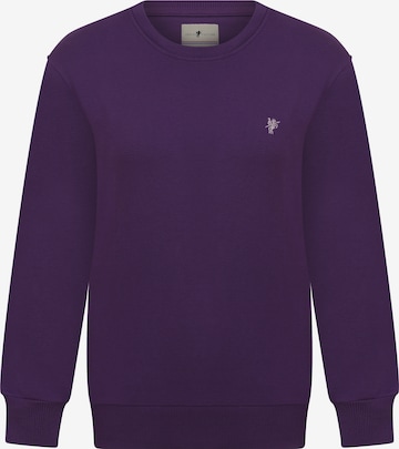 DENIM CULTURE - Sweatshirt 'Felicity' em roxo: frente