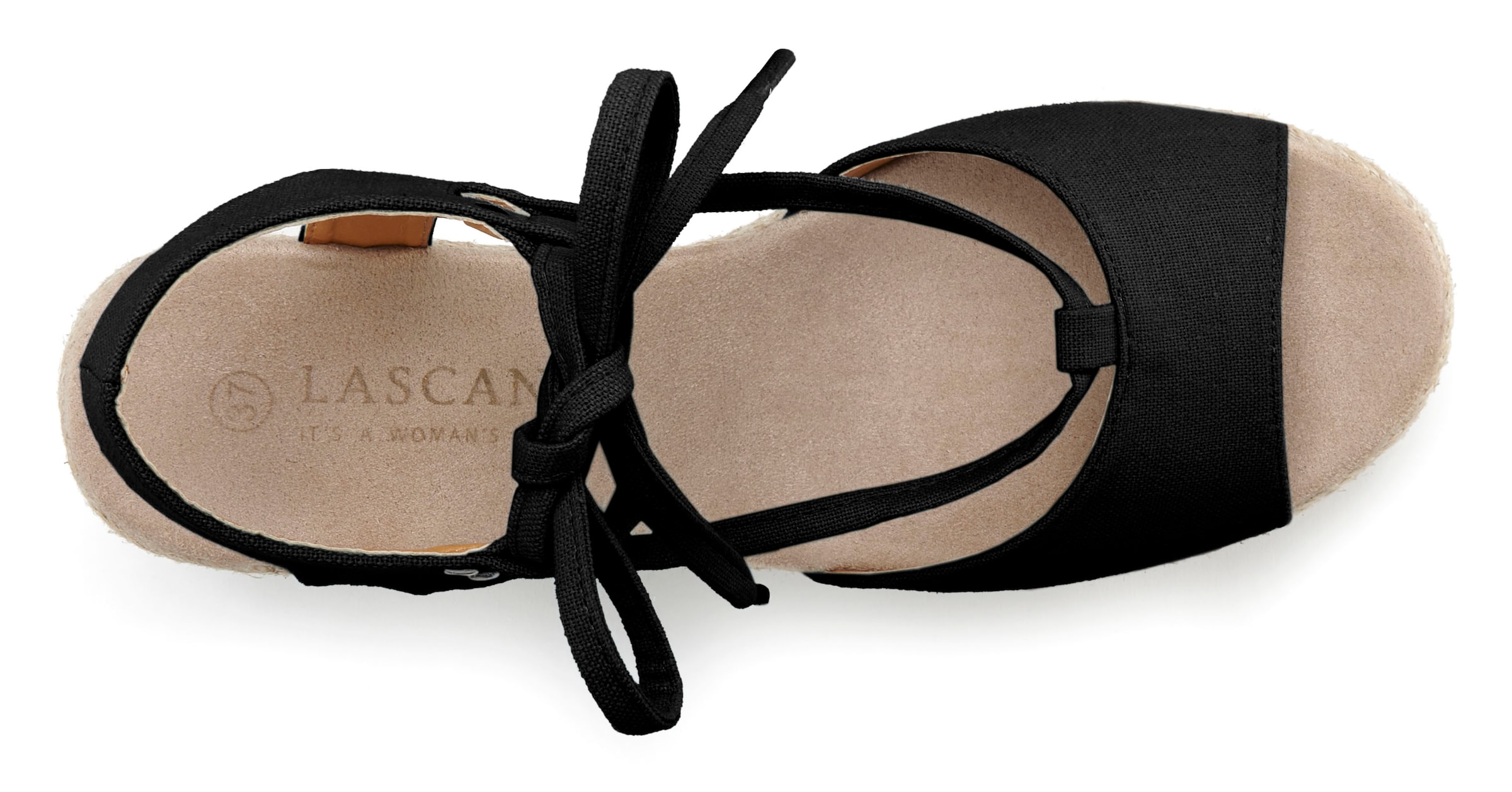 LASCANASandale s remenčićima - crna boja