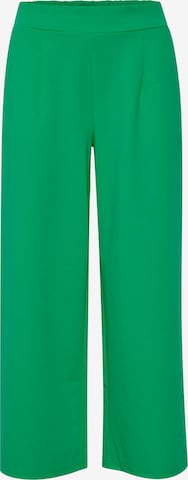 ICHI Pleat-Front Pants 'KATE' in Green: front