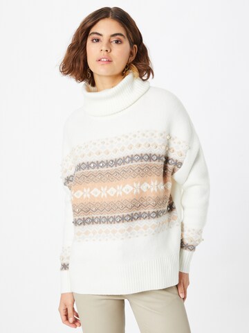 River Island Sweater in White: front