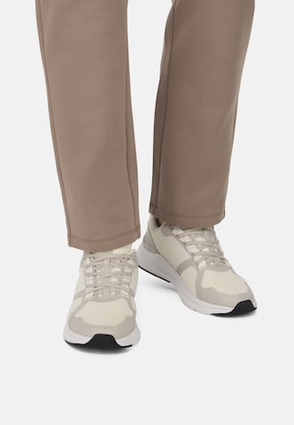 Baskets basses Boggi Milano en blanc : devant