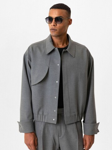 Antioch Between-season jacket 'Ethlinde' in Grey: front
