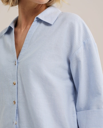 WE Fashion Bluse in Blau