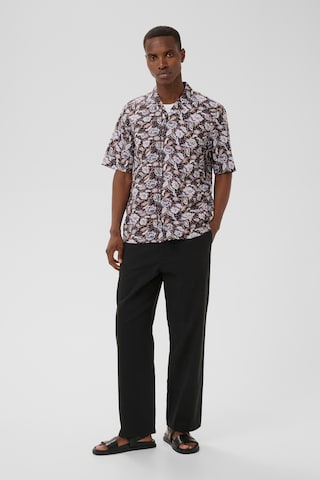 Matinique Regular Fit Hemd 'MAklampo' in Braun