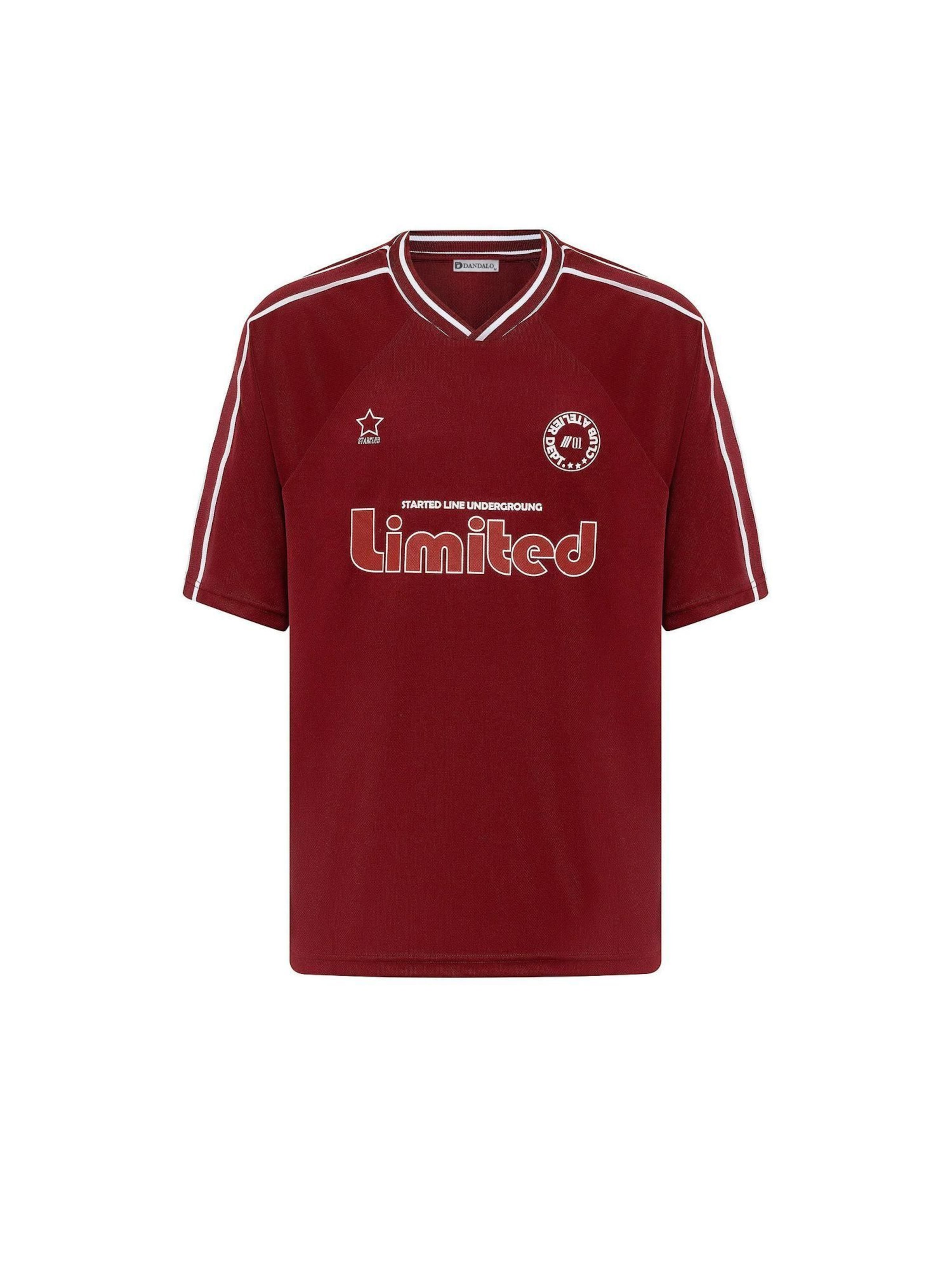 Maglietta di Dandalo in rosso: frontale