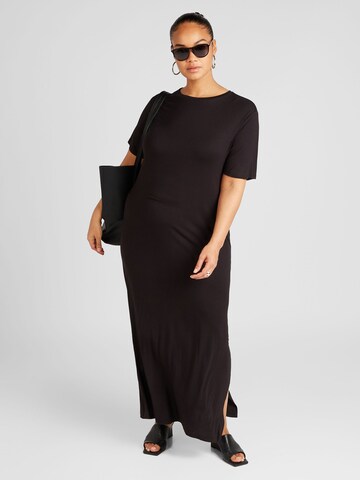 PIECES Curve - Vestido 'SOFIA' em preto