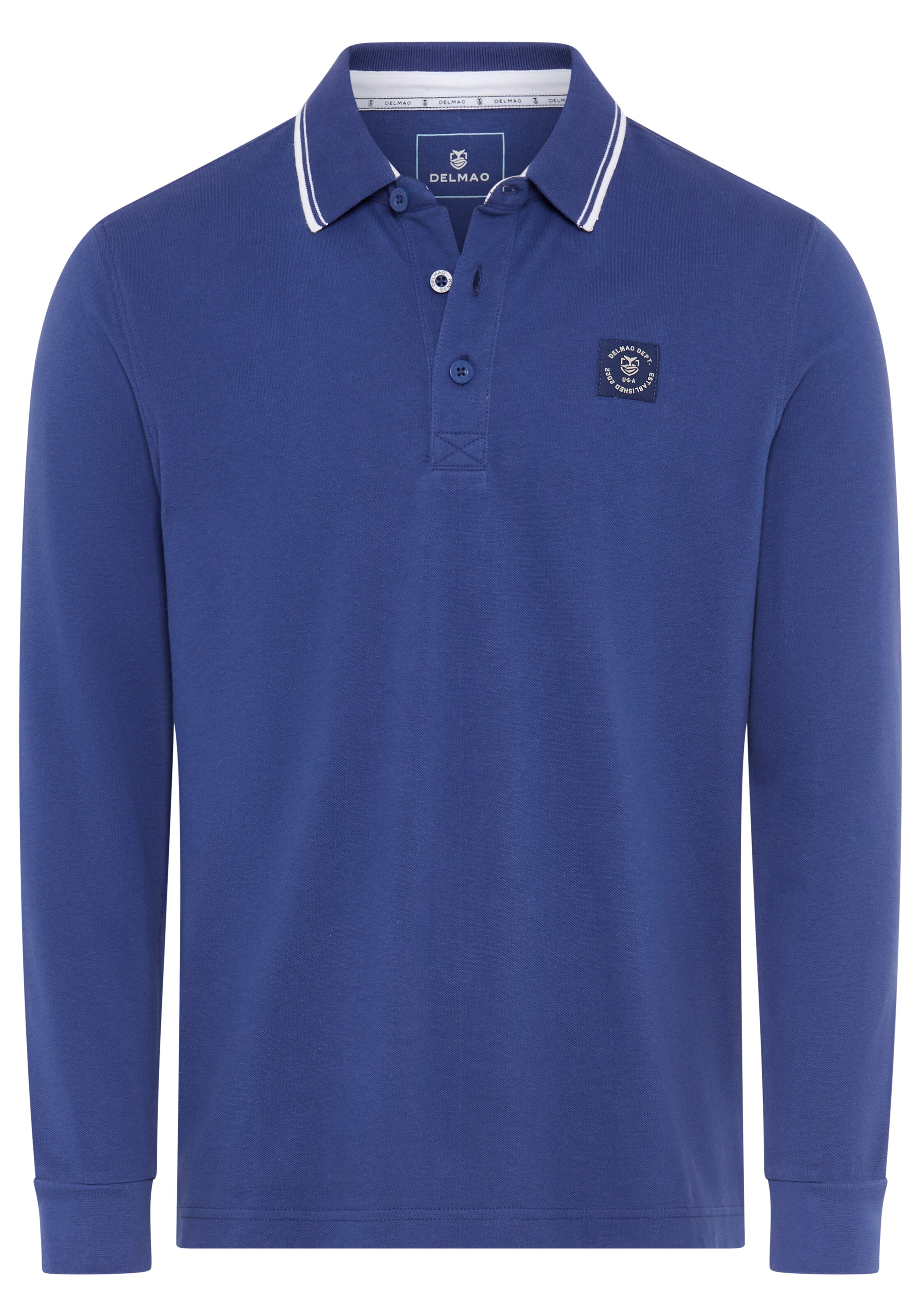 DELMAO Shirt in Blue: front