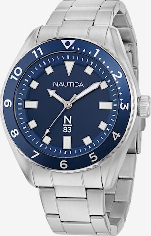 NAUTICA Analoog horloge 'Finn World' in Zilver: voorkant
