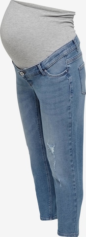 Only Maternity Regular Jeans 'Catwalk' in Blue: front