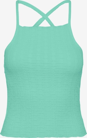 PIECES Top 'Milo' in Green: front