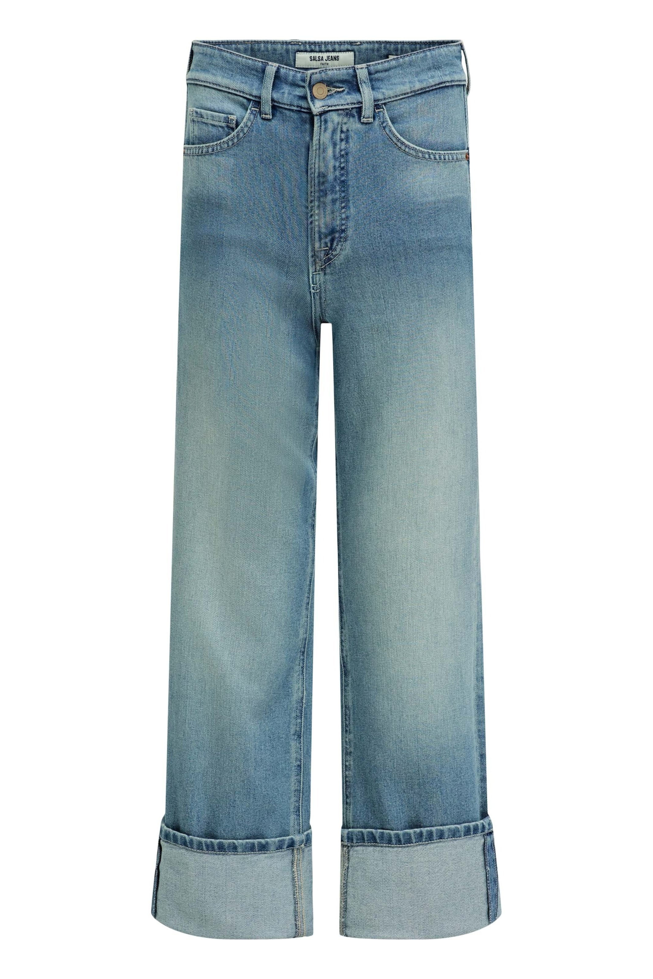 Salsa Jeans Regular Jeans 'Faith' in Blauw: voorkant