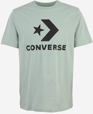 Tricou de la CONVERSE pe verde: față