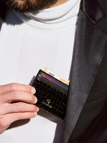 GT Collection Etui 'CROC ELITE' in Schwarz