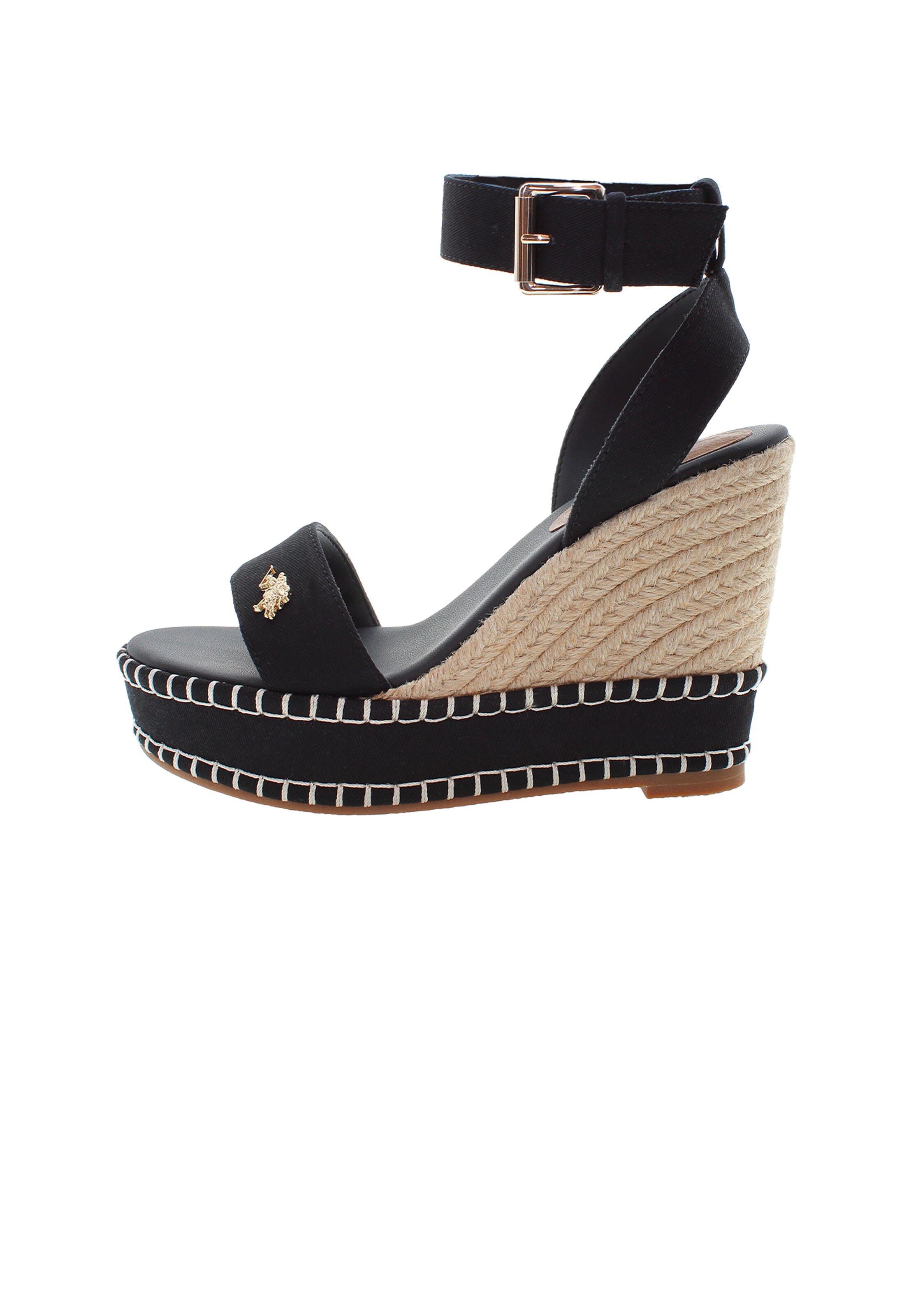 Sandalo 'Aylin' di U.S. POLO ASSN. in nero: frontale