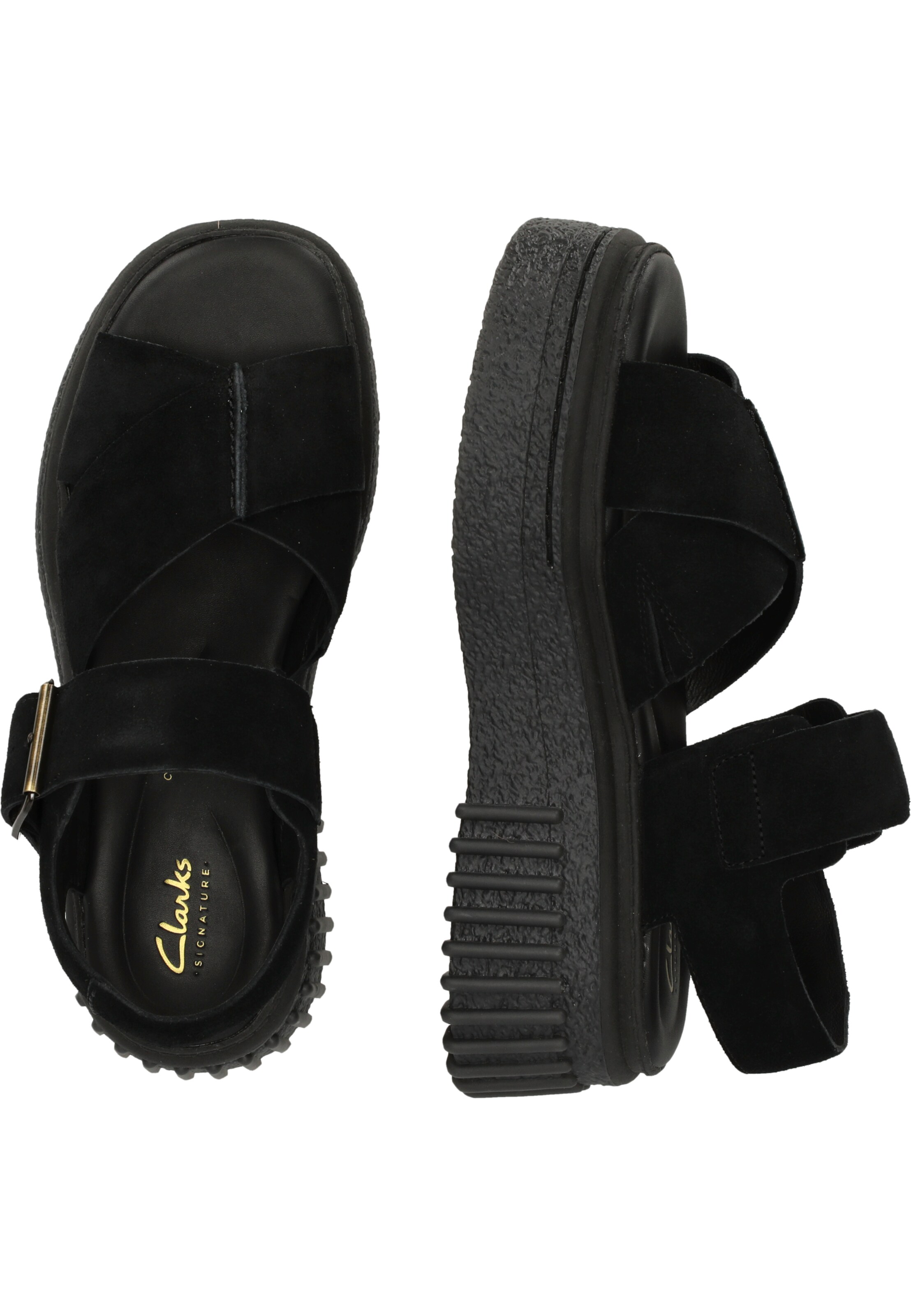 CLARKS Sandale 'Evamar' in Schwarz