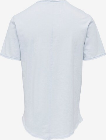 Only & Sons T-Shirt 'BENNE' in Blau