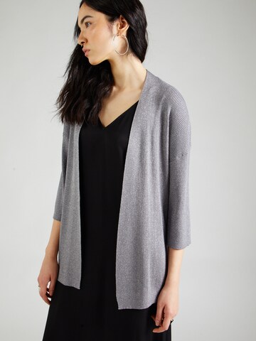 Cardigan TAIFUN en gris : devant