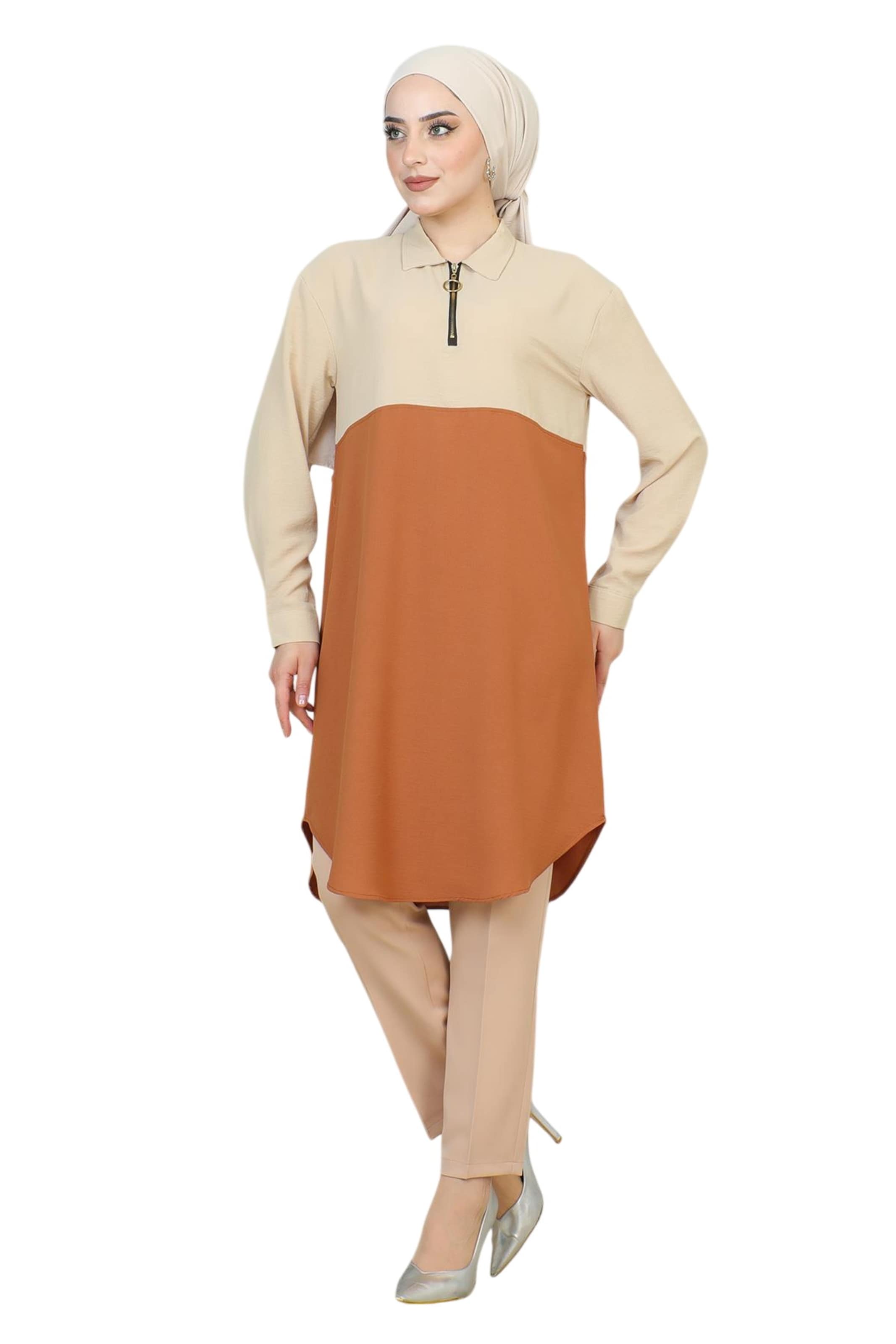 Tunique MODAMIHRAM en beige