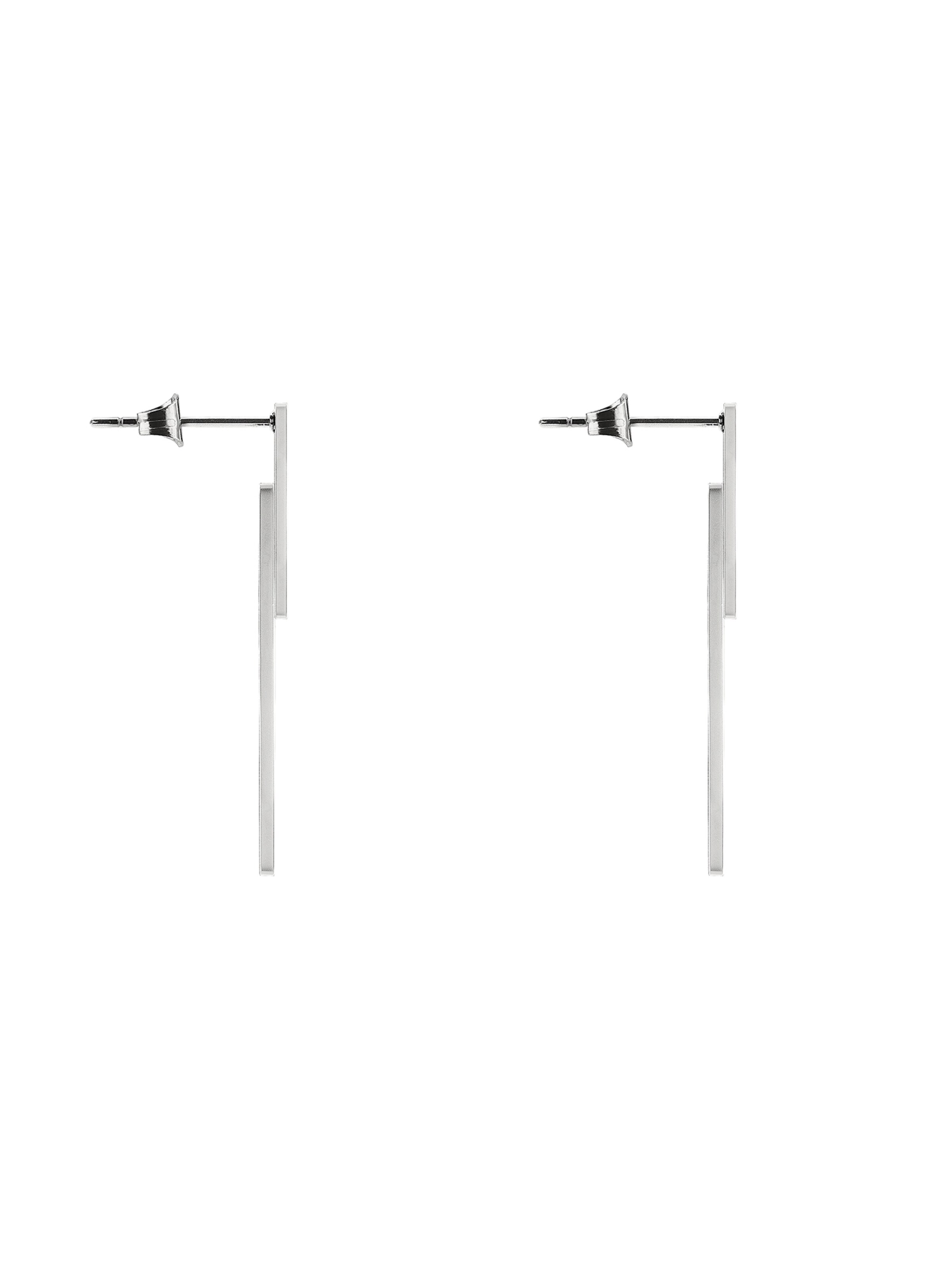 Liebeskind Berlin Earrings 'Dreieck' in Silver