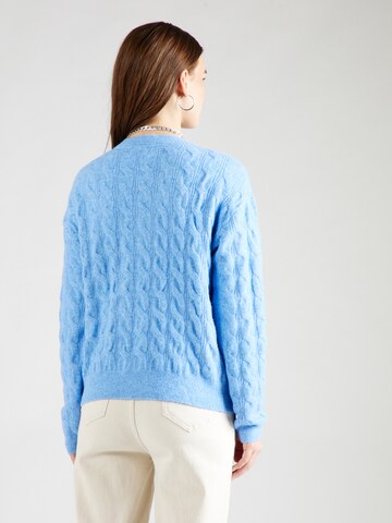 Geacă tricotată 'Nova' de la Lindex pe albastru