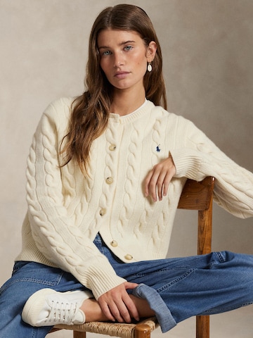 Polo Ralph Lauren Neuletakki värissä beige: etupuoli