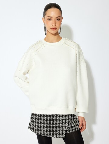 Koton Sweatshirt in Beige: front